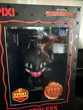 Thrilljoy PIX! DreamWorks Dragons Toothless Hero Event Exclusive 2026 Figure